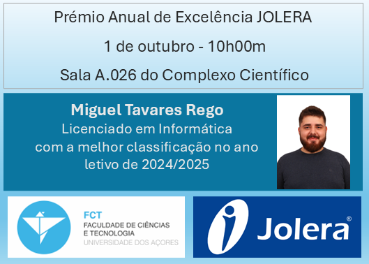 prémio anual de excelência jolera